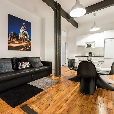 M&F Gran Via 3 Hab Apartment Madrid Exterior photo
